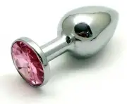 Анальные пробки серебристый