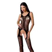 Комбинезон сетка черный