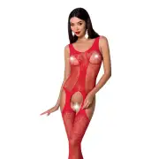 Комбинезон сетка красный