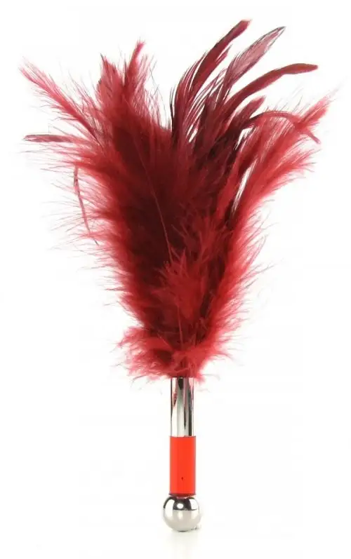 Метелочка из перьев TANTRA FEATHER TEASER RED photo 1