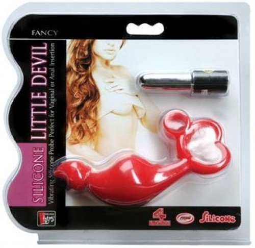 Анальный стимулятор Little Devil Vibrating Silicone Probe photo 1