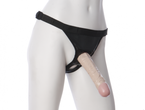 Страпон Doc Johnson Vac-U-Lock - 8 Inch Classic Dong Ultra Harness photo 1