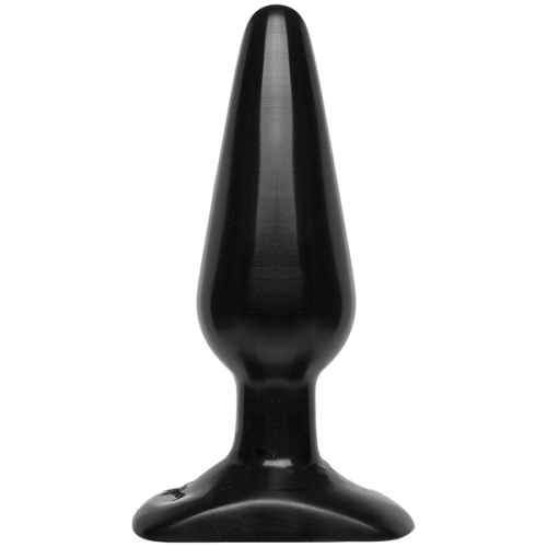 Анальная пробка Doc Johnson Smooth Classic Medium - Black photo 1