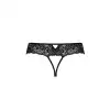 Кружевные стринги с доступом Senia Thong black L/XL - Passion photo 6