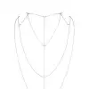Украшение Bijoux Indiscrets Magnifique Back and Cleavage Chain - Silver photo 2