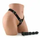 Страпон с вибрацией Twist N' Shout, черный photo 2