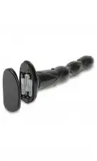 Страпон с вибрацией Twist N' Shout, черный photo 4