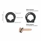 Эрекционное кольцо с металлическими вставками Dorcel STRONGER RING photo 4