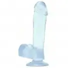 Фаллоимитатор BASIX 7,5 with SUCTION CUP (CLEAR) photo 1