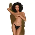 Трусики-слипы Penthouse Too Hot To Be Real S/M Black, кружево, регулируемая посадка photo 1