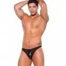 Мужские стринги Thong Wetlook Black Os photo 1