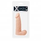 Фаллоимитатор XSkin 6 PVC Dong, телесный photo 2