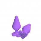 Анальная пробка NAUGHTY CANDY HEART - DO ME NOW photo 1