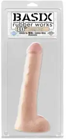 Фаллоимитатор BASIX 10 LONG BOY FLESH photo 4