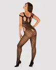 Бодистокинг Obsessive Bodystocking G322 S/M/L, фантасмагорически-силуэтный крой photo 4