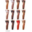 Чулки ST003 1/2 beige — Passion: классические, на ажурной силиконовой резинке photo 3