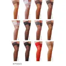 Чулки ST003 3/4 beige — Passion: классические, на ажурной силиконовой резинке photo 3