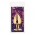 Анальная пробка,Gold Heart Diamond, L photo 2