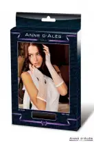 Митенки сетка Anne Dales White photo 2