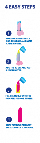 Cloneboy - Dildo Tulip Hot Pink Набор скульптора photo 3